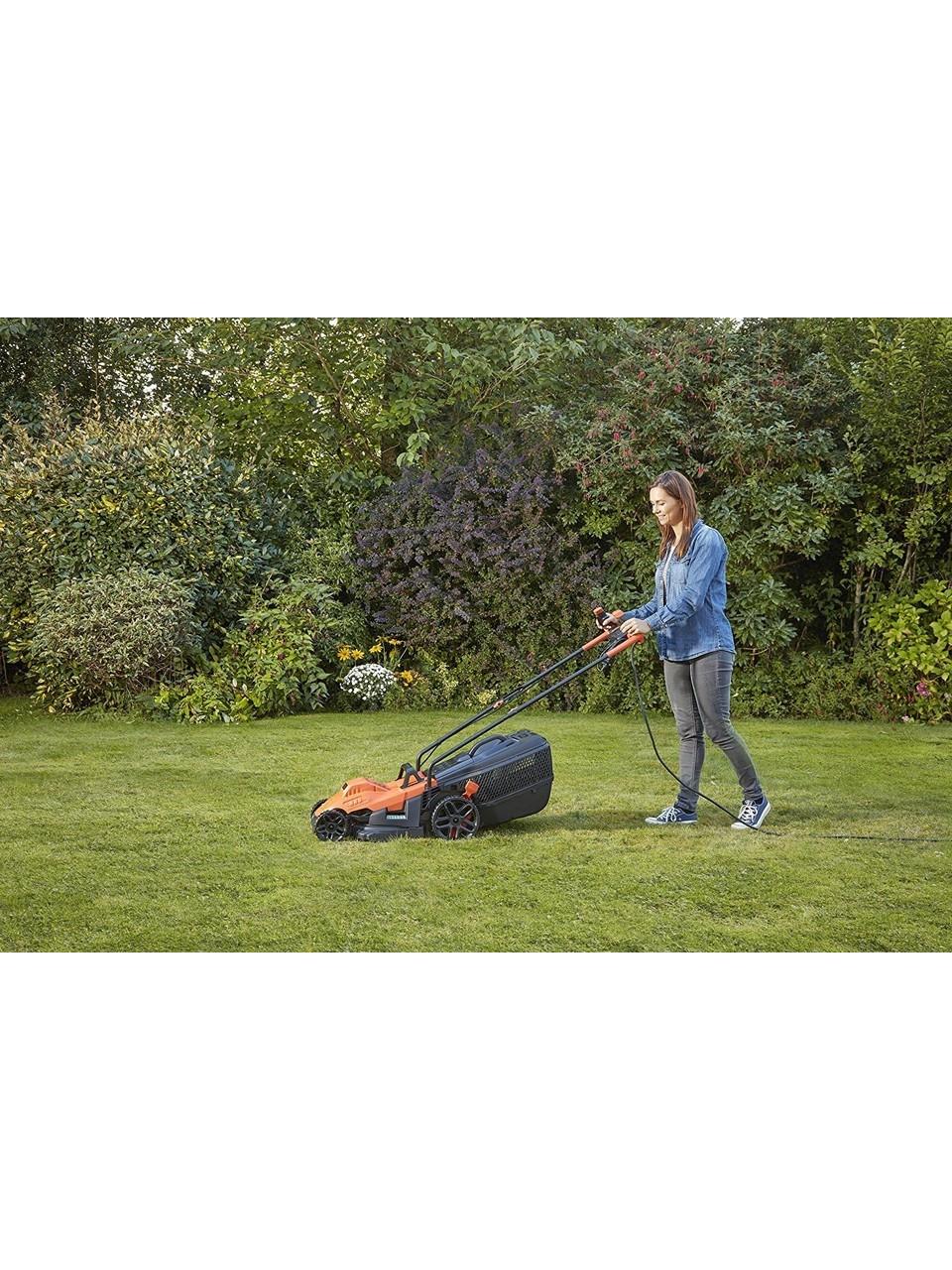 Black+Decker BEMW461BH 1400watt 34cm Elektrikli Çim Biçme Makinesi