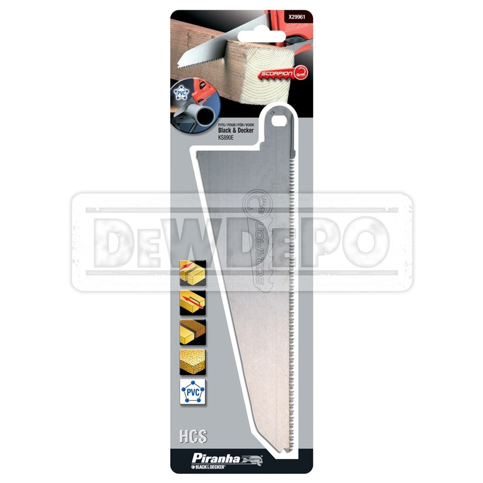 Black+Decker Scorpion X29961 Testere Bıçağı 239mm
