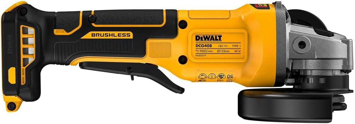 Dewalt DCG408N Avuç Taşlama Aküsüz 18V 125mm