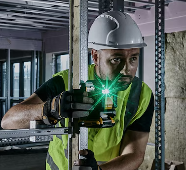 Dewalt DCLE34021N Yeşil Çapraz Çizgi Lazer 18v