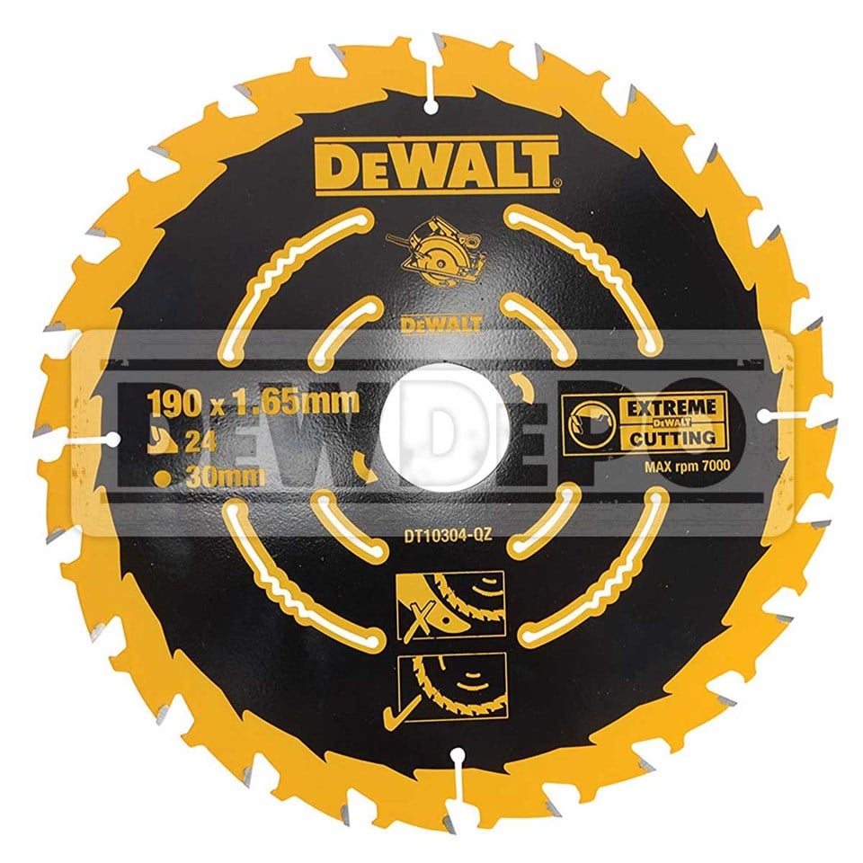 Dewalt DT10304 Extreme Ahşap Kesim Elmas Testere Bıçağı 190 mm
