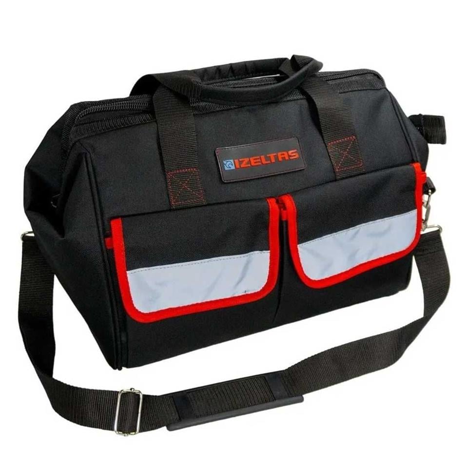İzeltaş Orta Boy Fermuarlı Bez Alet Takım Çantası