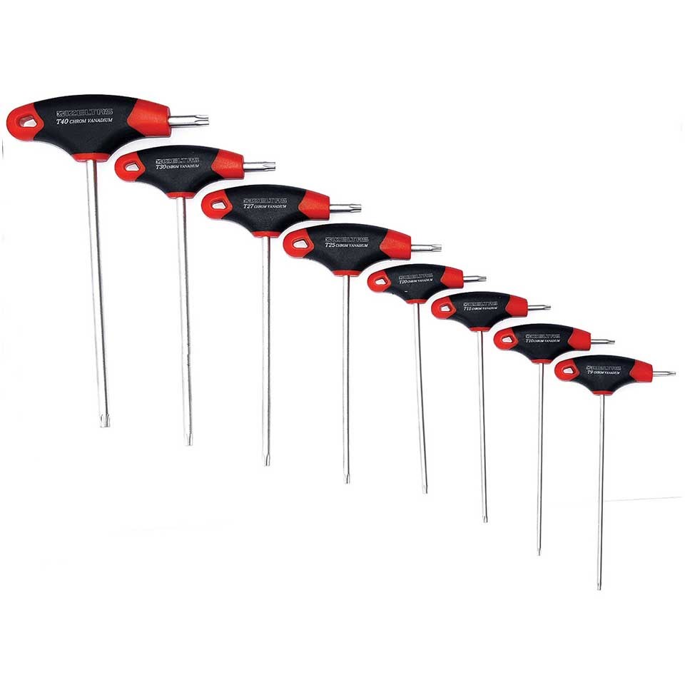İzeltaş T tipi Torx Allen Anahtar Takımı 8 Parça