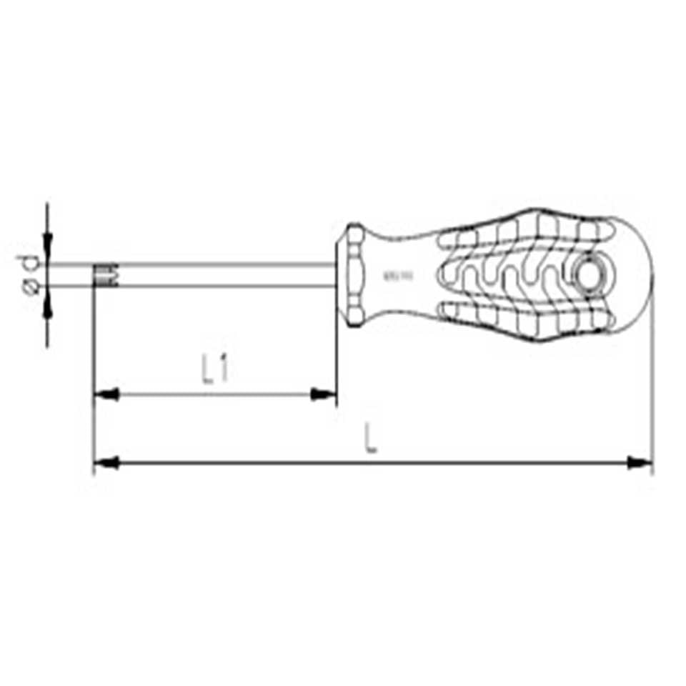 İzeltaş Torx Uçlu Tornavida T10