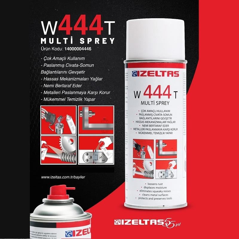 İzeltaş W444T Çok Amaçlı Multi Sprey