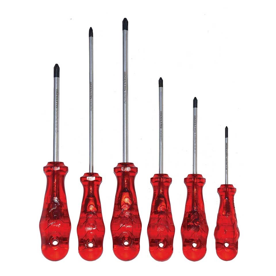 İzeltaş Yıldız Uçlu Tornavida Seti Kraft Seri 6 Parça