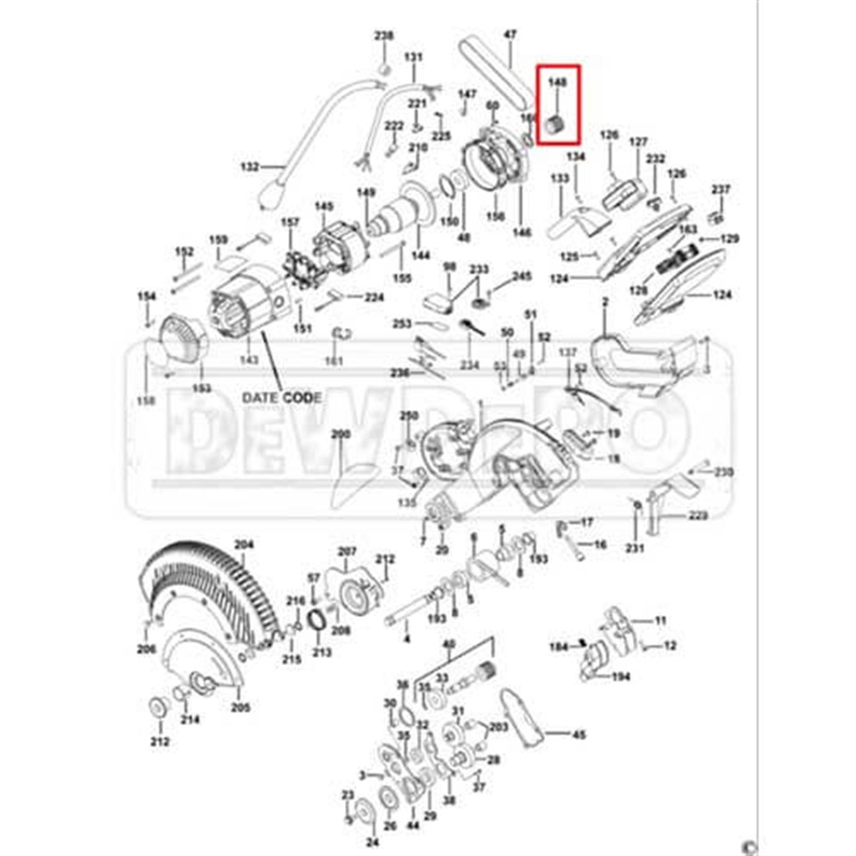 N004510 Dewalt DWS780 Kasnak