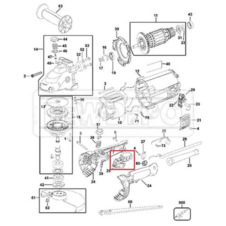 N015071 Dewalt D28492 Şalter
