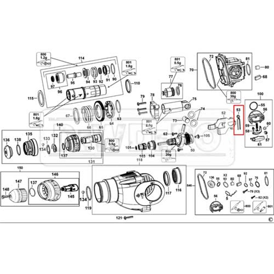 N042799 Dewalt D25124 Yay