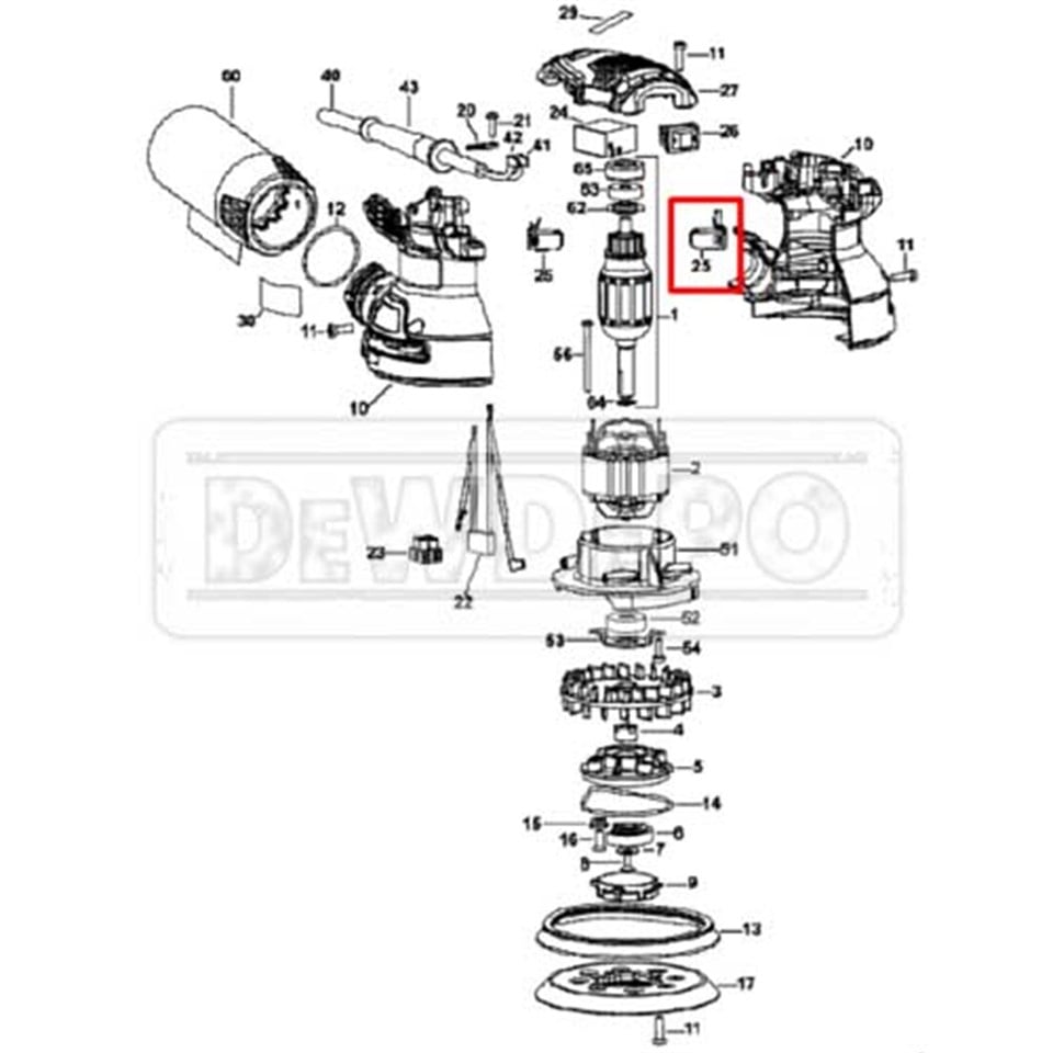 N372301 Dewalt DWE6423 Kömür