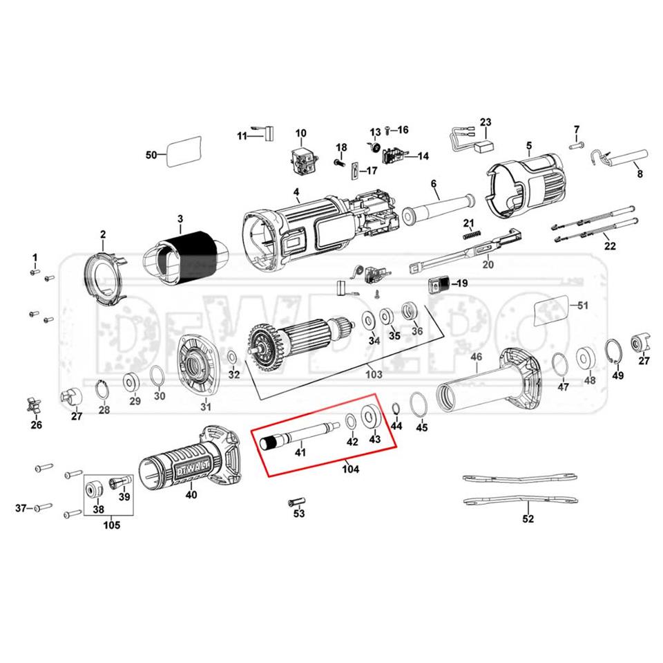 N396960 Dewalt DWE4884 Mil