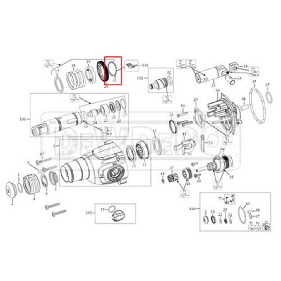 N406151 Dewalt DCH133 Tespit Segmanı