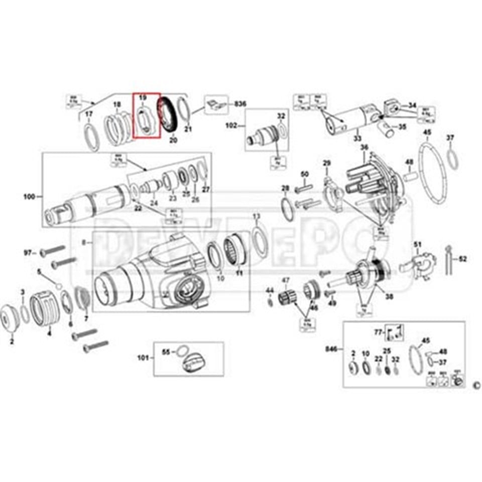 N417735 Dewalt DCH133 Kilit Halka
