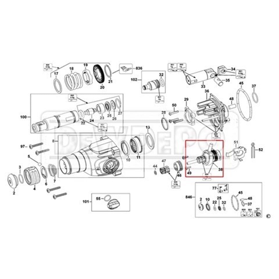 N418018 Dewalt D25143 Grup Dişli