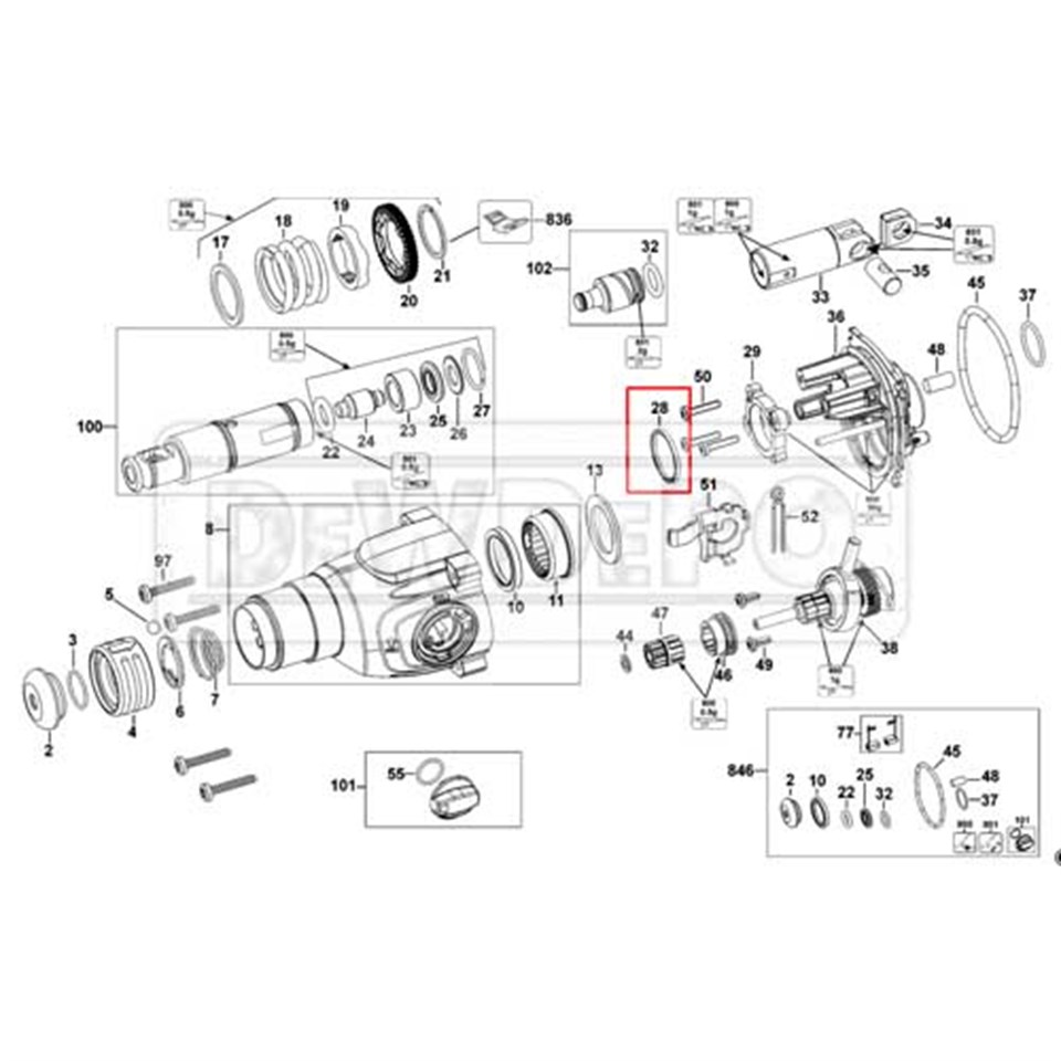 N442577 Dewalt D25262 Halka