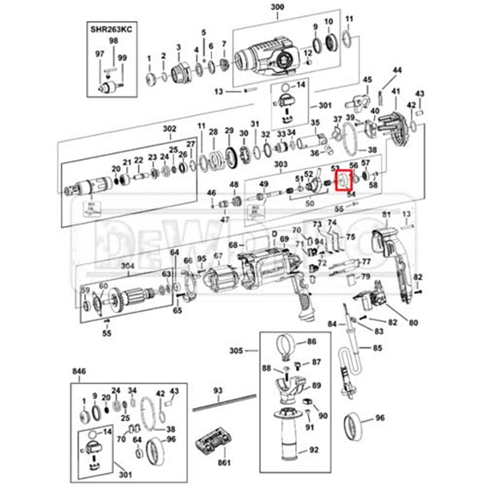 N465573 Stanley SHR263K Dişli