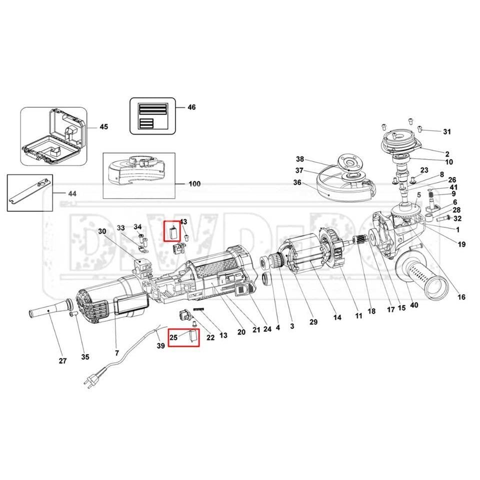 N666030 Black+Decker BEG120 Motor Kömürü