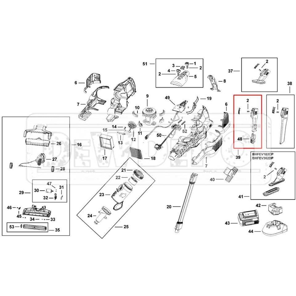 N764709 Black+Decker BHFEV362D Fırça