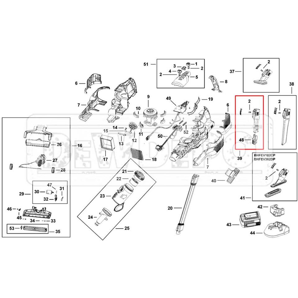 N764709 Black+Decker BHFEV182C Fırça