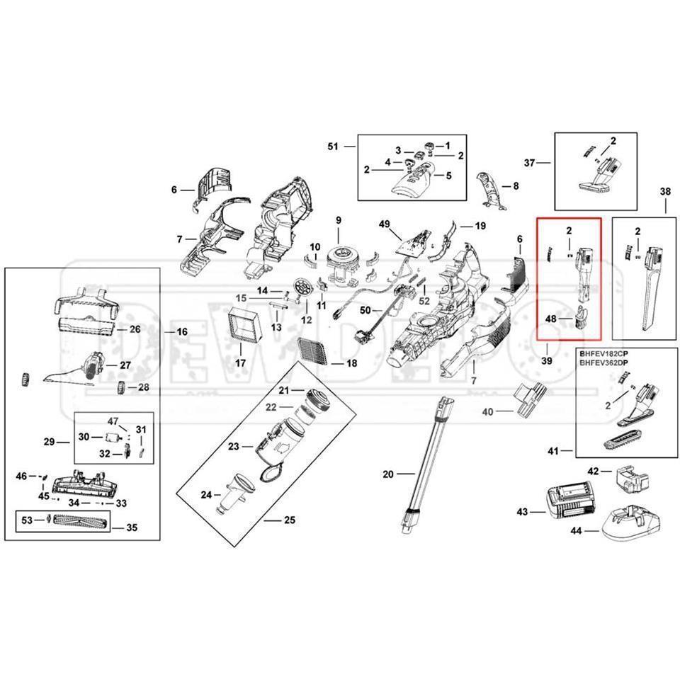 N764709 Black+Decker BHFEV36B2D Fırça