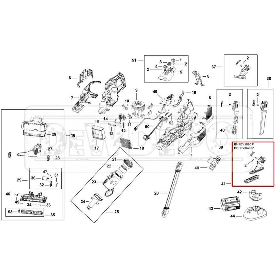 N764711 Black+Decker BHFEV362DP Pet Fırça