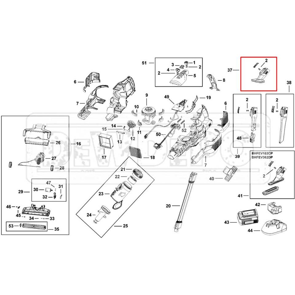 N764712 Black+Decker BHFEV362D Fırça