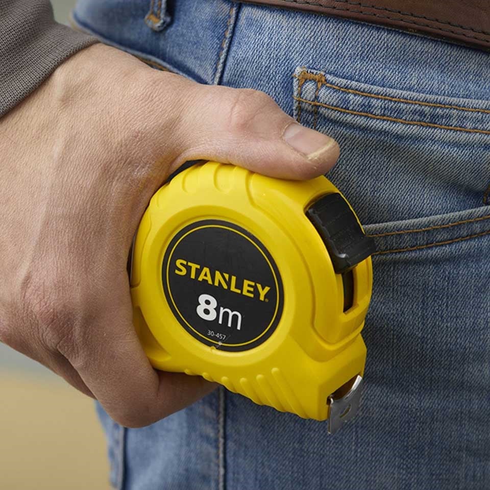 Stanley 1-30-457 Sarı Şerit Metre 8 metre