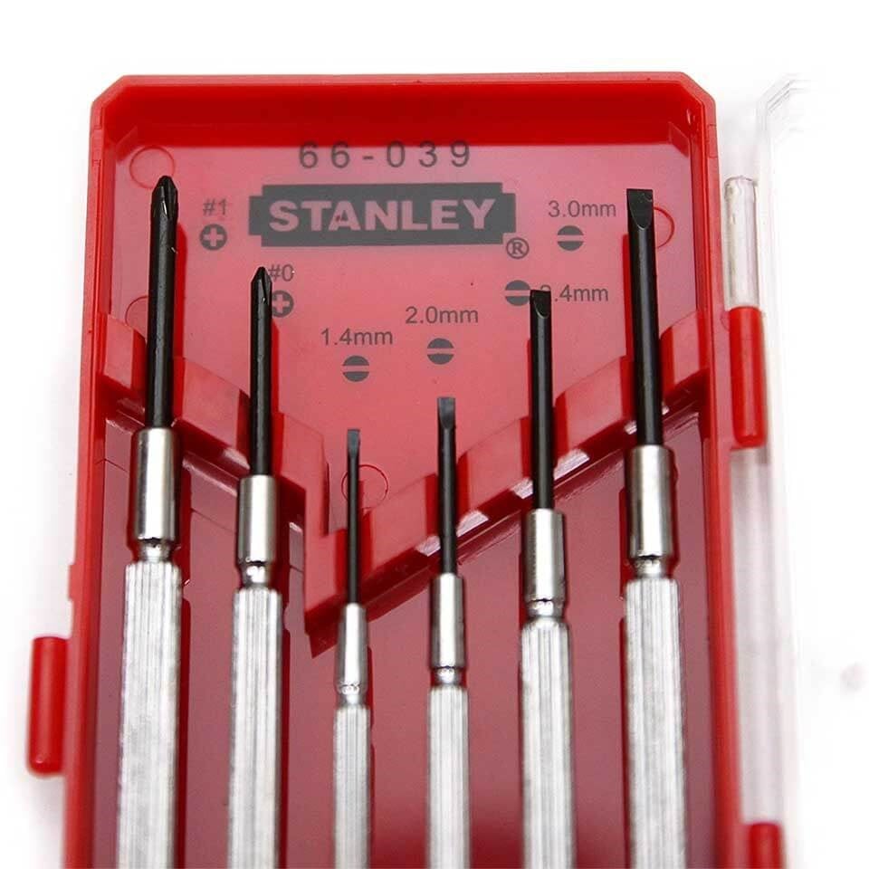 Stanley 1-66-039 Saatçi Tornavida Takımı 6 Parça