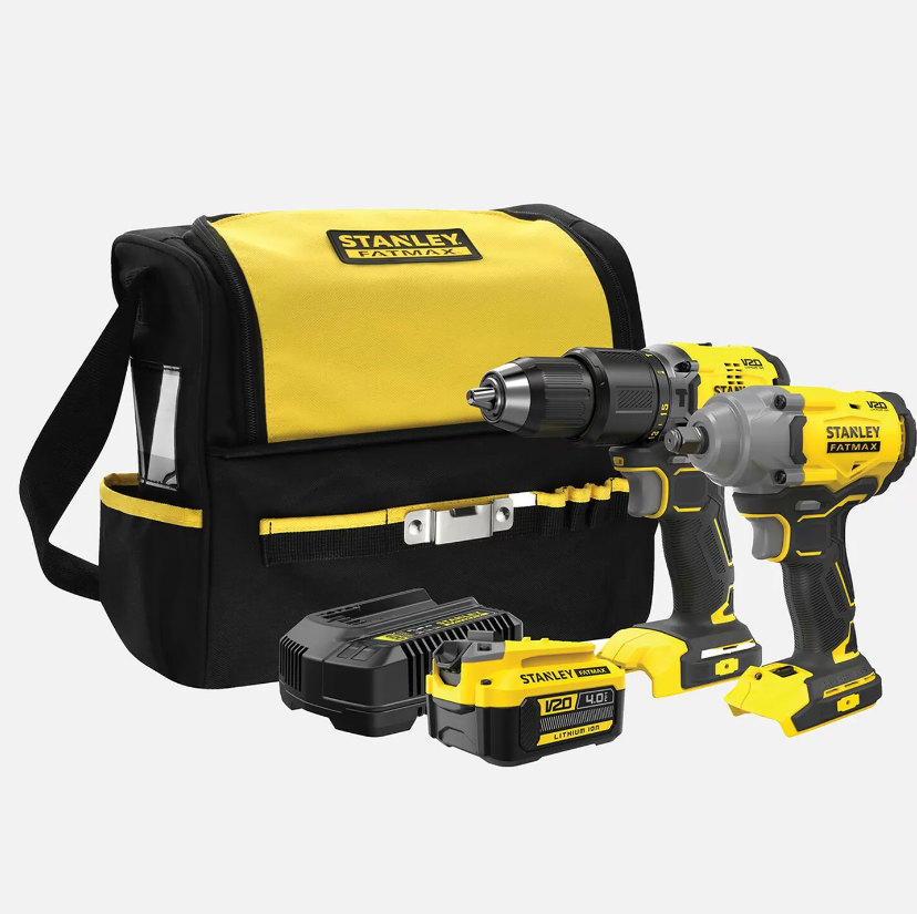 Stanley SFMCK217M1S-QW 18V Akülü Darbeli Matkap ve Somun Sıkma 2li Seti