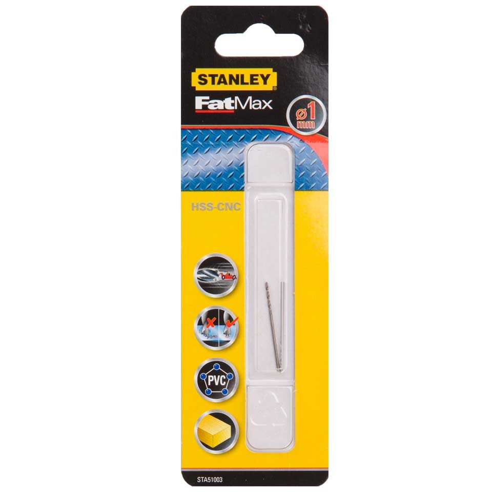 Stanley STA51003 Metal Matkap Ucu 1mm (2'li Paket)