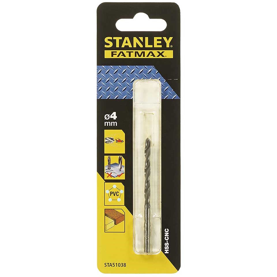 Stanley STA51038 Metal Matkap Ucu 4mm (2'li Paket)