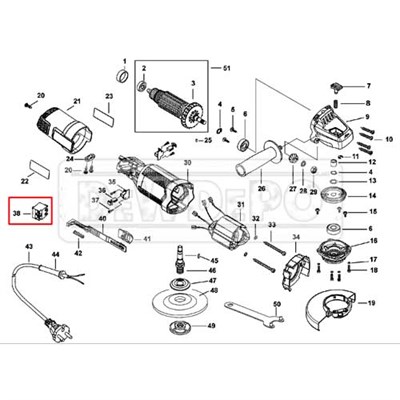 1004733-85 Black+Decker KG8215 Şalter
