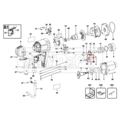 135093-01 Dewalt DW294 Dişli