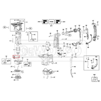 330003-60 Dewalt D25601 Rulman