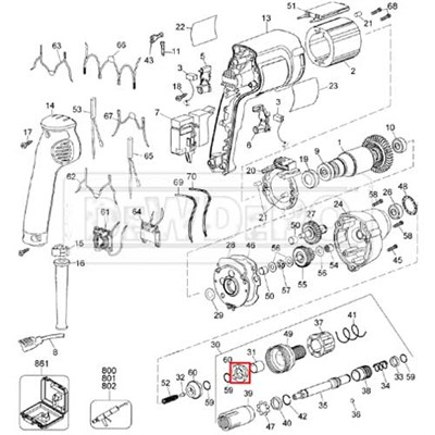 400970-01 Dewalt DW268 Kavrama