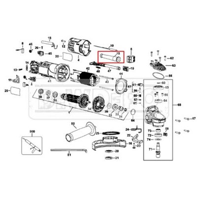 401088-03 Dewalt DWE4056 Kablo Koruyucu