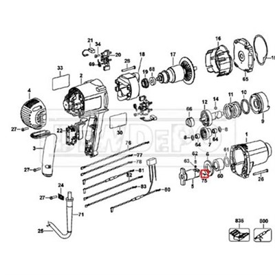 46376-00 Dewalt DW294 Pim