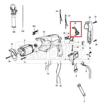 479818-00 Dewalt D25123 Sağ Sol