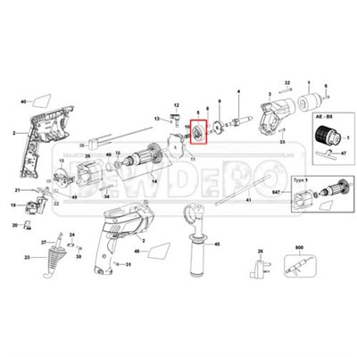 488642-00 Black+Decker Dişli