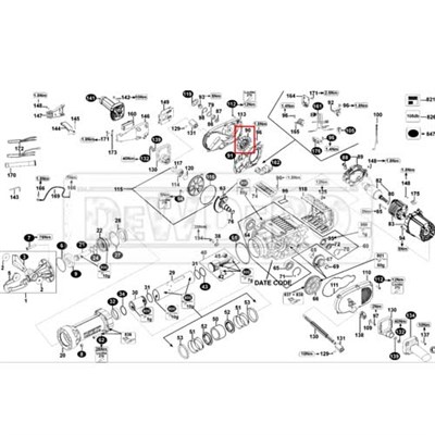 491666-00 Dewalt D25980 Fan
