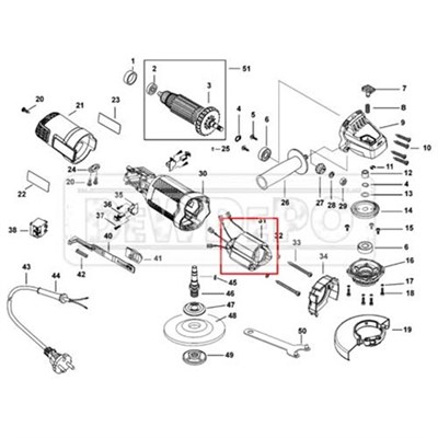 5140003-95 Black+Decker G720 Yastık