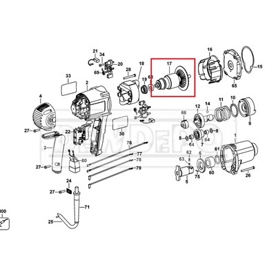 5140071-79 Dewalt DW294 Endüvi