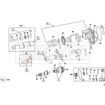 577168-00 Dewalt D25013 Piston O Ring