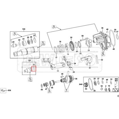 577168-00 Dewalt DW566K Piston O Ring