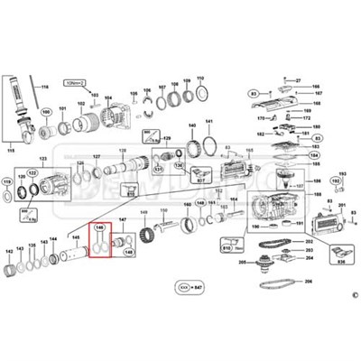 577744-00 Dewalt D25601 O Ring (2 X 26)