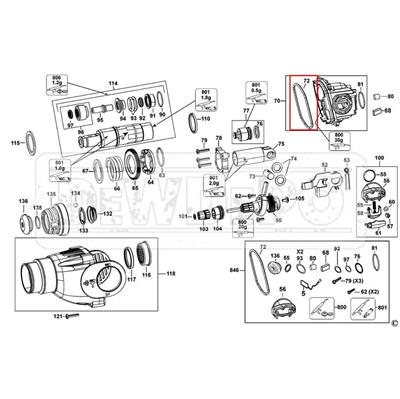578229-00 Dewalt D25113 Conta