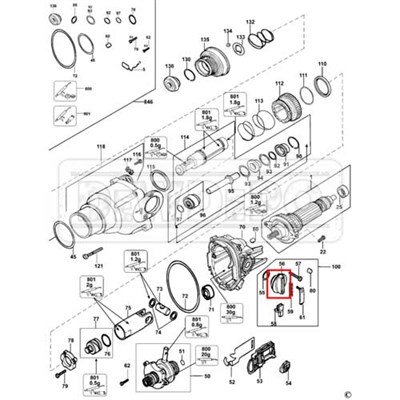 587269-00 Dewalt D25113 Darbe Seçici