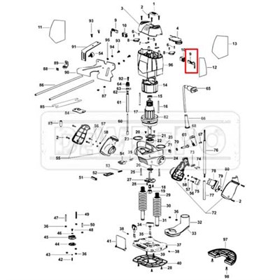 597747-00 Stanley STRR1200 Kömürü