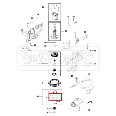 597922-00 Black+Decker KA191EK Kauçuk Taban