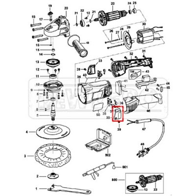 6010358-24 Stanley STGP1318 Kömür Kapak